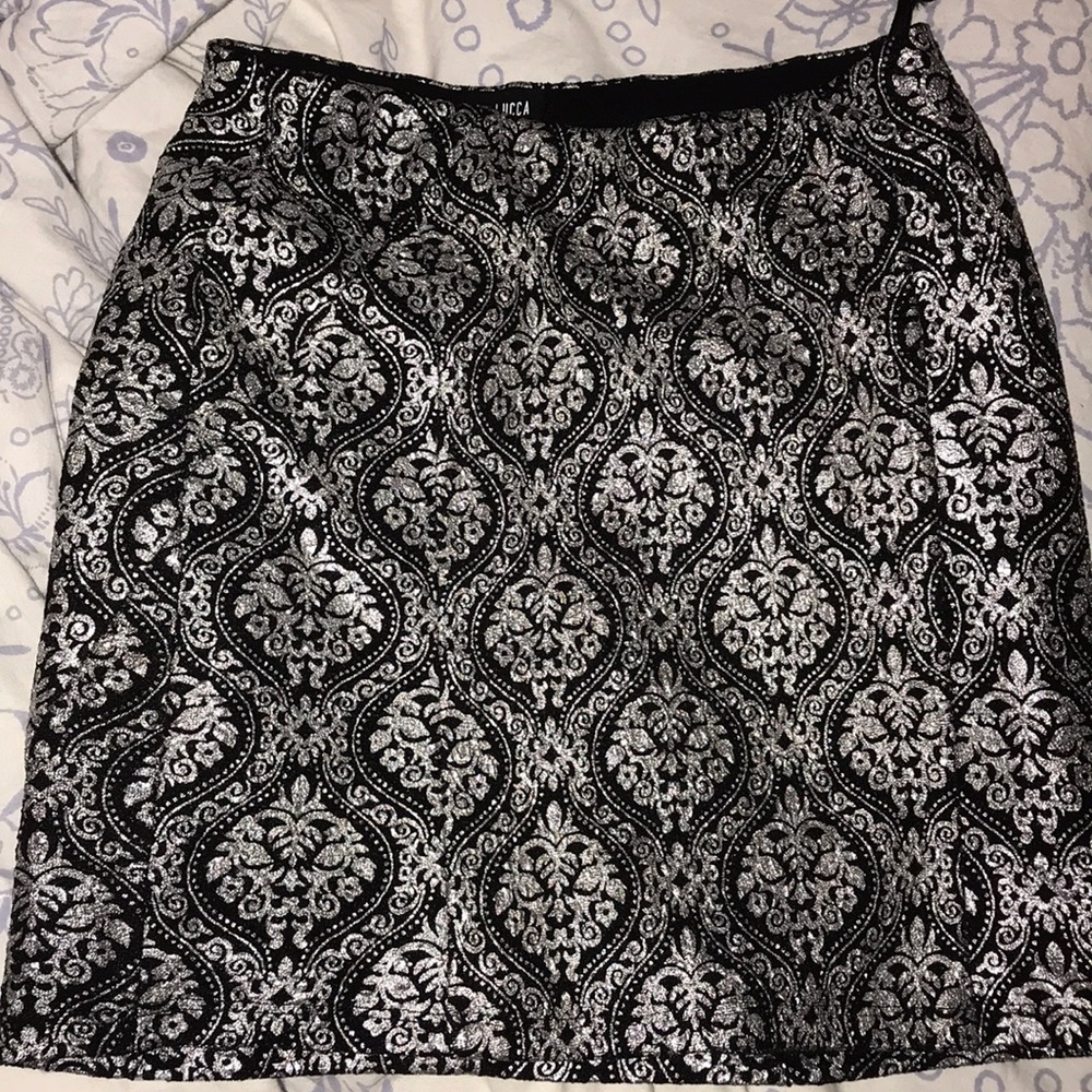 Urban Outfitters Metallic Skirt NEW